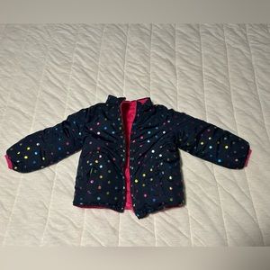 Cold control puffer reversible coat